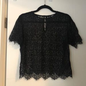 Lace blouse, size 6